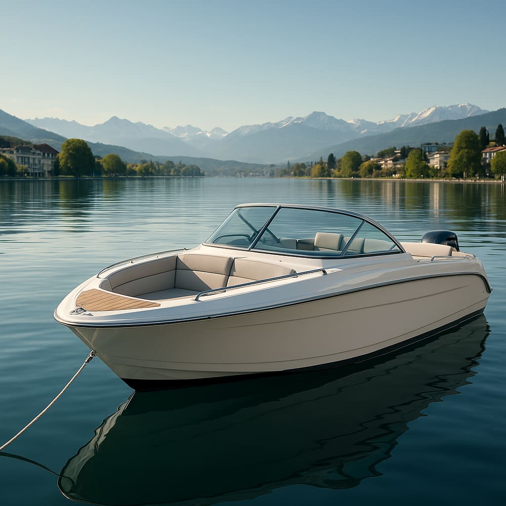 Boot auf dem Zürichsee